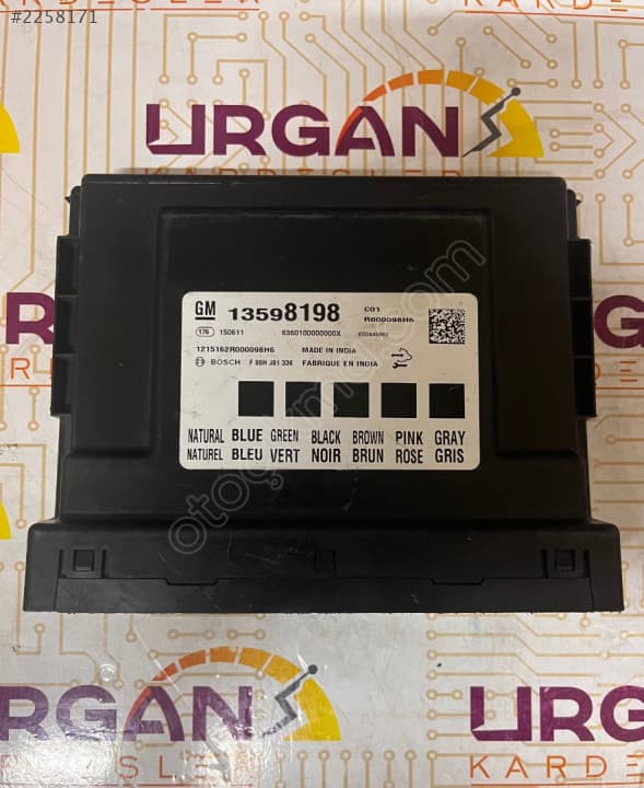 13598198 OPEL KARL CHEVROLET SPARK BCM BODY BEYNİ