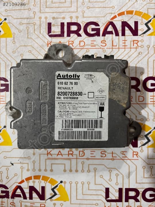 610627600 8200728830 RENAULT MEGANE 2 AİRBAG BEYNİ