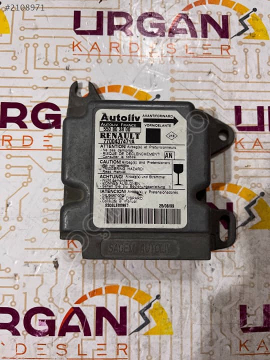 550803800 7700437471A RENAULT SCENİC AİRBAG BEYNİ