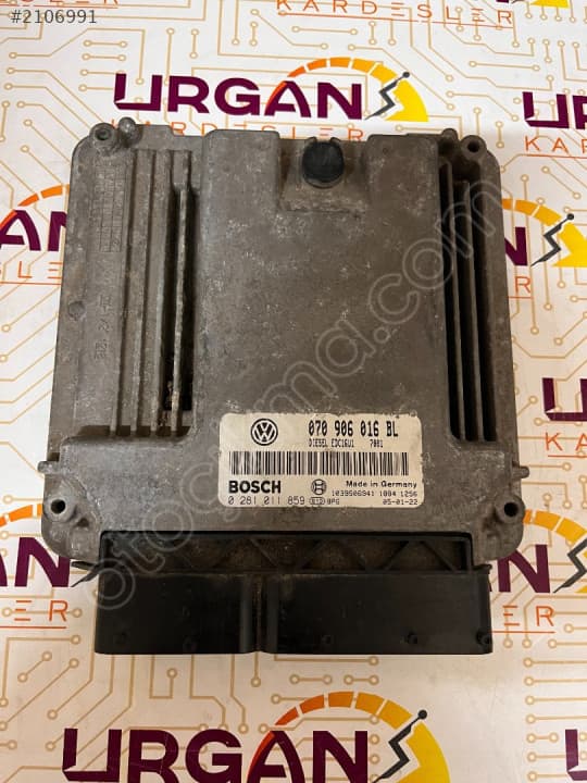 070906016BL 0281011859 VW TOUAREG 2.5 TDI MOTOR BEYNİ