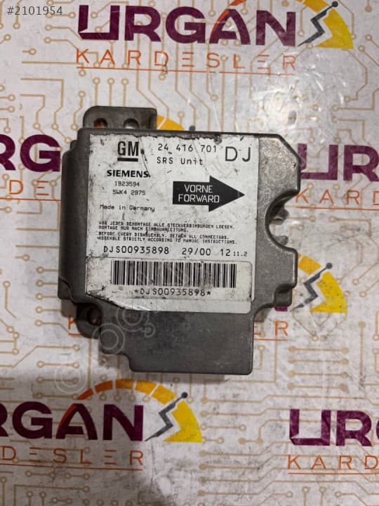 24416701 5WK42975 OPEL VECTRA B AİRBAG BEYNİ