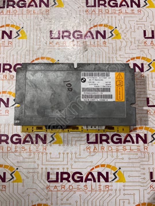 65.77-6922464 037078070 BMW E65 7 SERİSİ AIRBAG BEYNİ