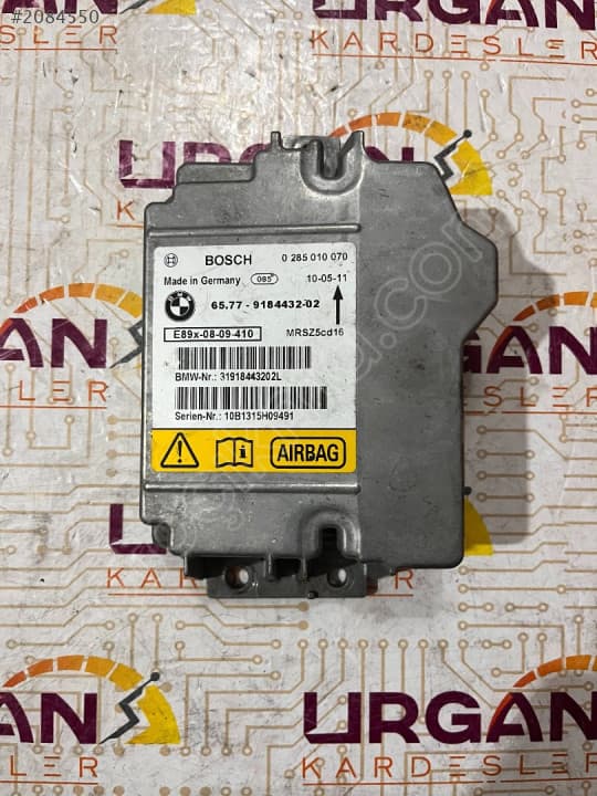 65.77-9184432-02 0285010070 BMW E90 3 SERİSİ AIRBAG BEYNİ