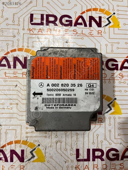 A0028203526 MERCEDES W211 E-CLASS AIRBAG BEYNİ