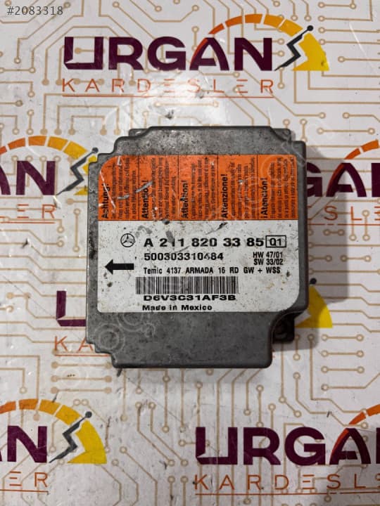 A2118203385 MERCEDES-BENZ W211 E-CLASS AIRBAG BEYNİ