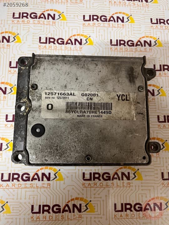12571663AL OPEL VECTRA C MOTOR BEYNİ