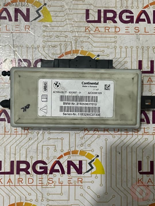 65.77-9253637 A2C53361926 BMW X3 AİRBAG BEYNİ