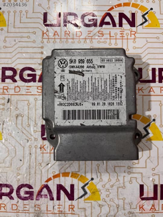 5K0959655 VW GOLF AIRBAG BEYNİ
