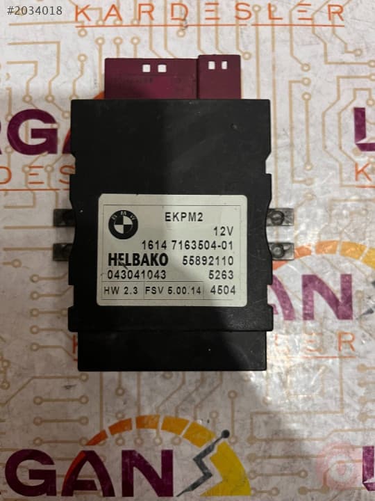 1614-7163504-01 BMW 3 SERISI YAKIT POMPA KONTROL MODULU