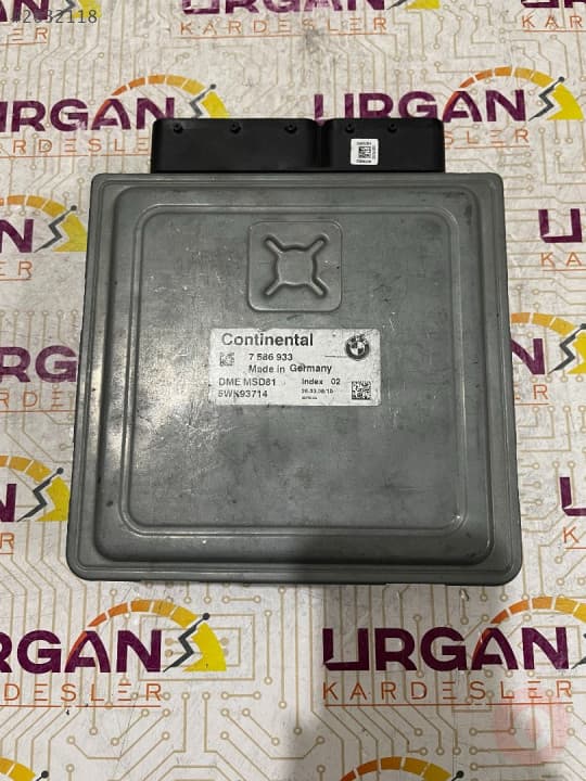 7586933 5WK93714 BMW 3 SERISI MOTOR BEYNİ