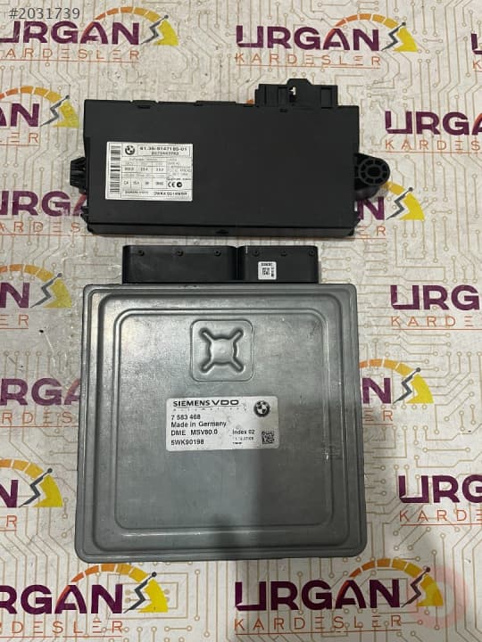 7583468 5WK90198 BMW X5 MOTOR BEYNİ