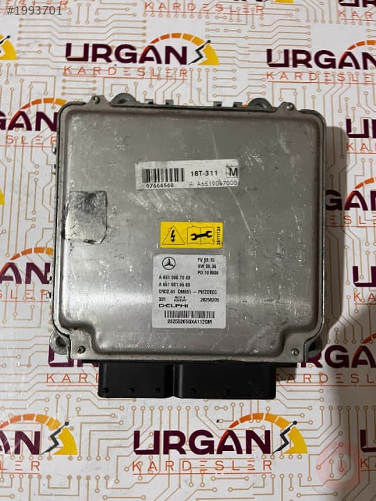 A6519007000 A6519016500 MERCEDES BENZ E-CLASS MOTOR BEYNİ