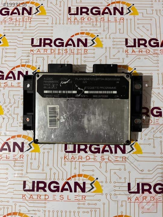 9650359580 R04080033C PEUGEOT PARTNER MOTOR BEYNİ