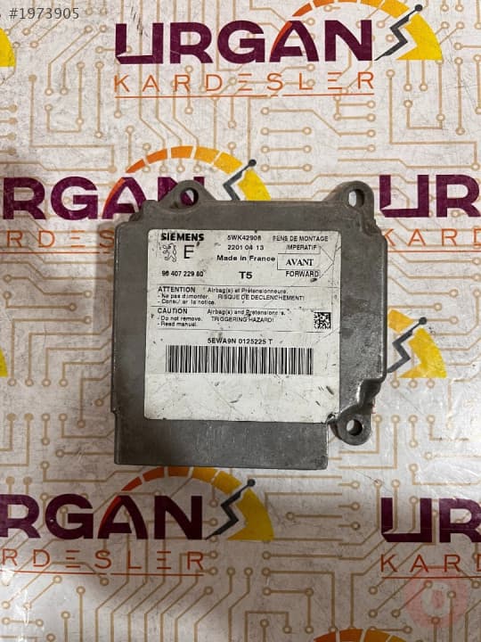 9640722980 5WK42908 PEUGEOT 307 AİRBAG BEYNİ
