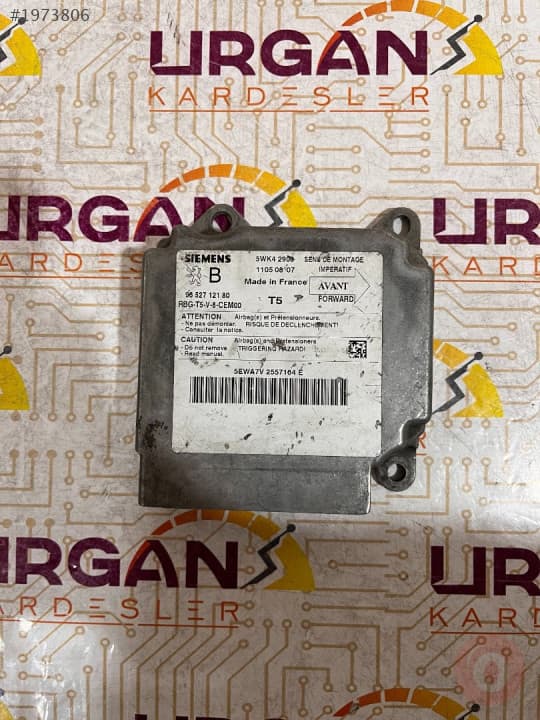 9652712180 5WK42908 PEUGEOT 307 AİRBAG BEYNİ