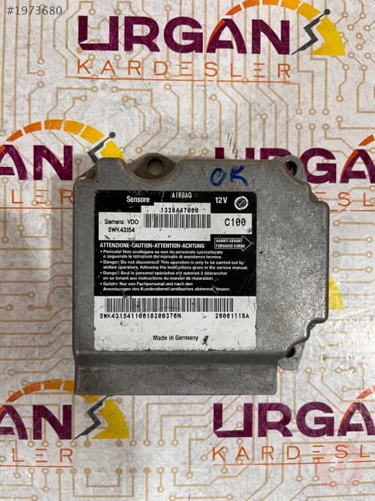 1328447080 5WK43154 PEUGEOT BOXER AİRBAG BEYNİ