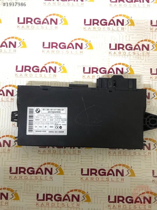 61.35-9147195-01 BMW E90 E92 M3 CAS3 BEYNİ