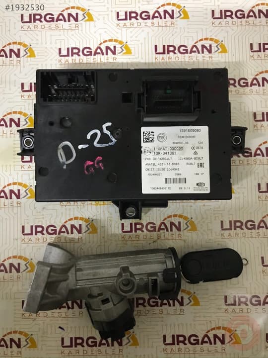 1391509080 FİAT DUCATO BODY BEYNİ KONTAK VE ANAHTARI