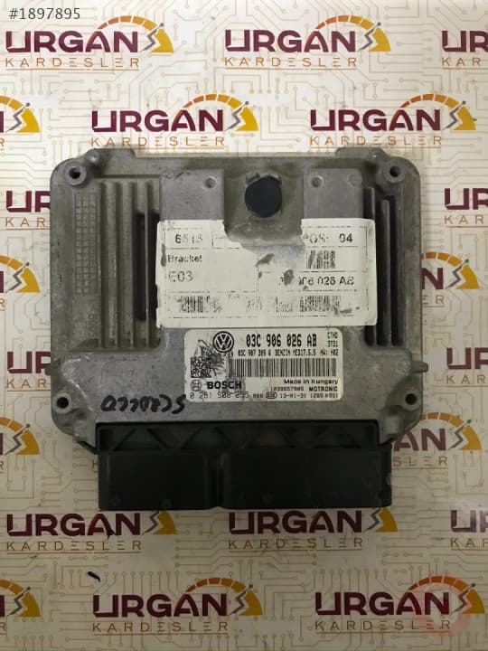 03C906026AB 0261S08055 MED17.5.5 V.W SCİROCCO MOTOR BEYNİ