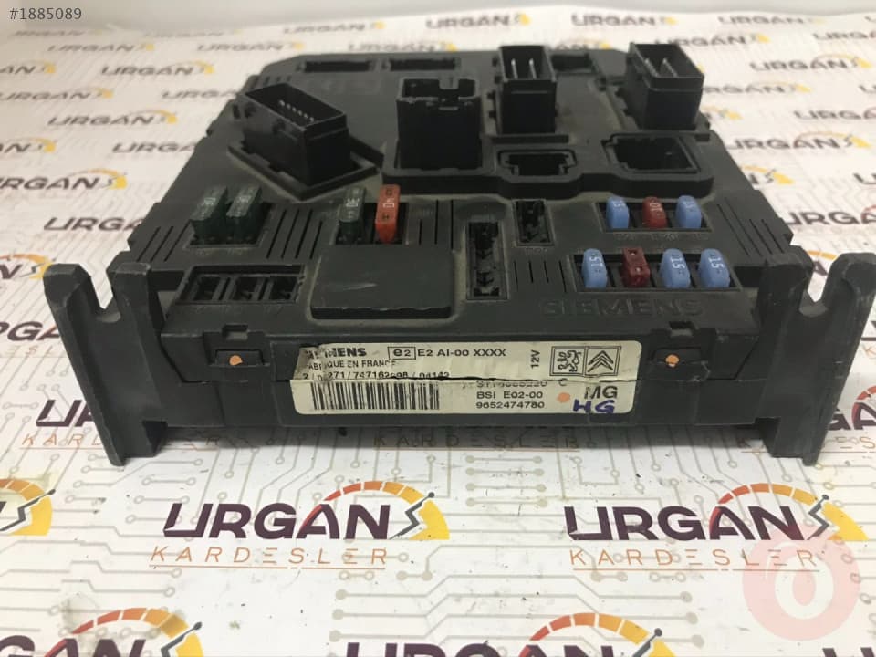 9652474780 MG  CITROEN C3 SIEMENS BSI BEYNİ