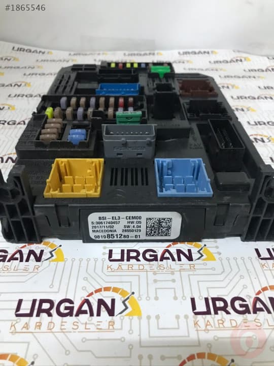 9819851280 BSI-EL3 PEUGEOT 3008  BSI BEYNİ DELPHI