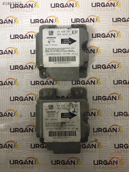 24420101EF 330518650 Opel Omega SIEMENS AİRBAG BEYNİ