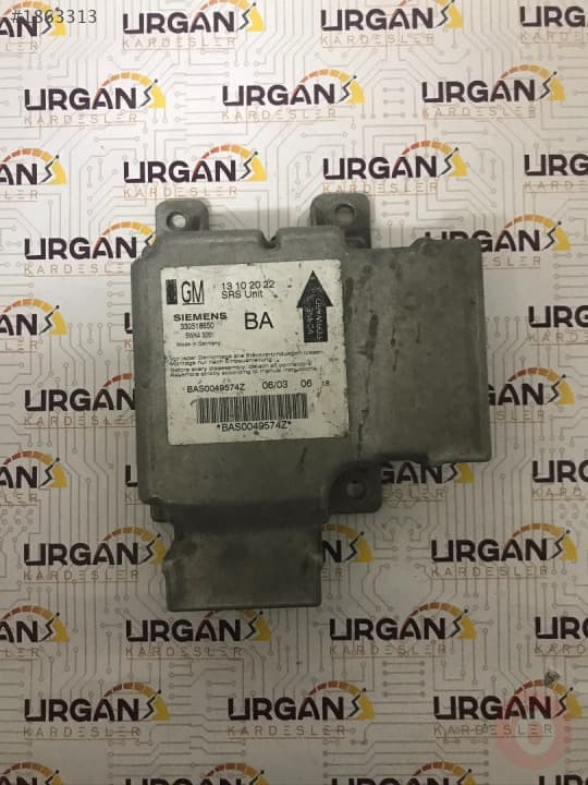 13102022BA 330518650  Opel Vectra SIEMENS AİRBAG BEYNİ