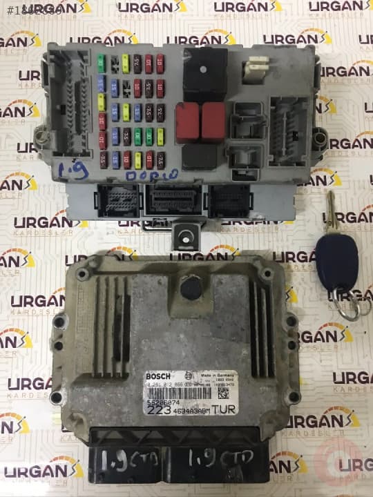 0281012866 55206074 EDC16C39 FİAT DOBLO BEYİN SET BOSCH