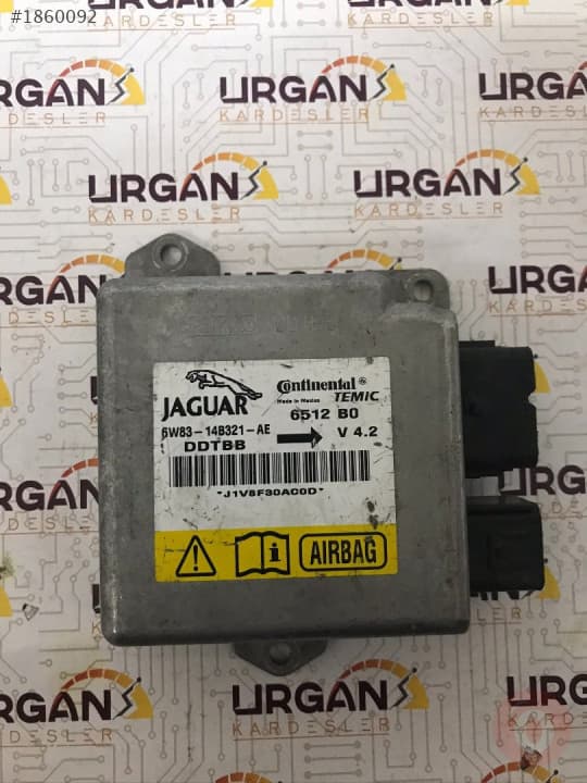 6W83-14B321-AE 6212B0 JAGUAR XK AİRBAG BEYNİ CONTINENTAL