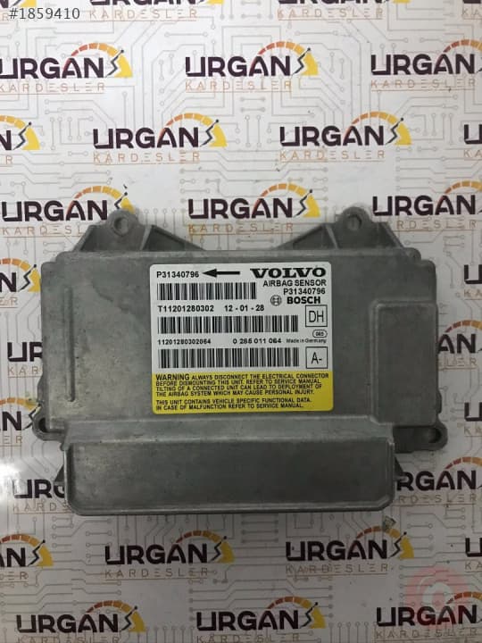 0285011064 P31340796 VOLVO S60  AİRBAG BEYNİ BOSCH