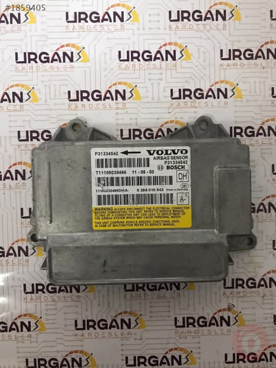 0285010943 P31334542 VOLVO S60 AİRBAG BEYNİ BOSCH