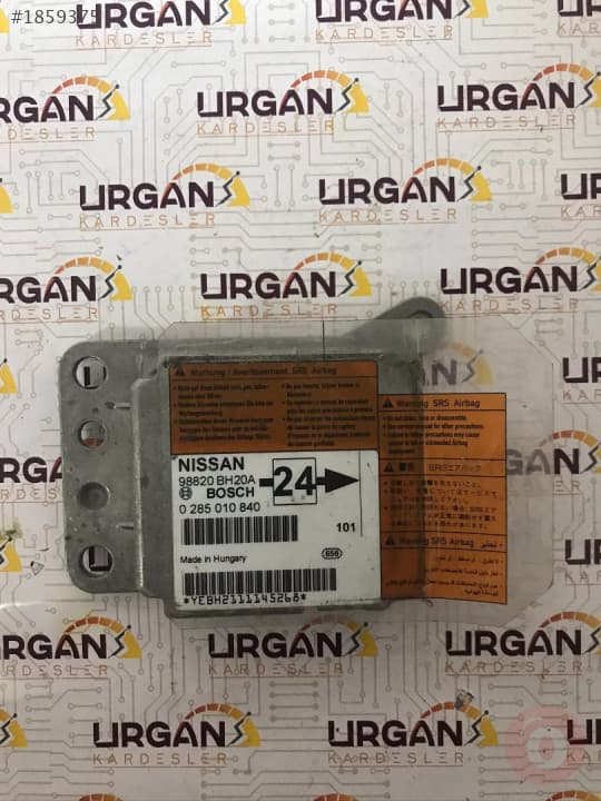 0285010840  98820-BH20A  NİSSAN NOTE AİRBAG BEYNİ BOSCH