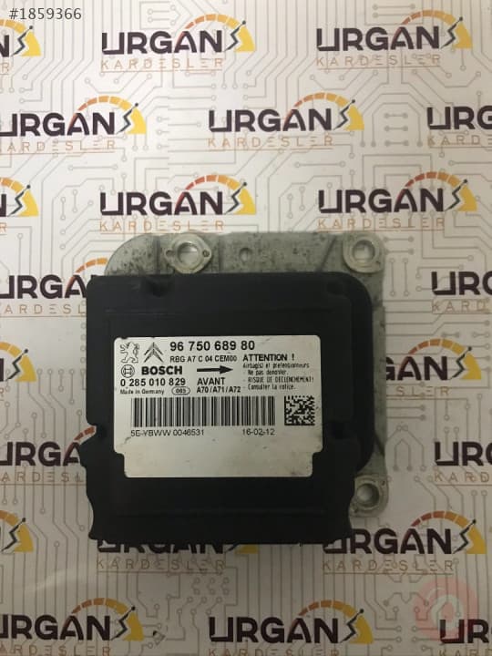 0285010829  9675068980 PEUGEOT 207 AİRBAG BEYNİ BOSCH