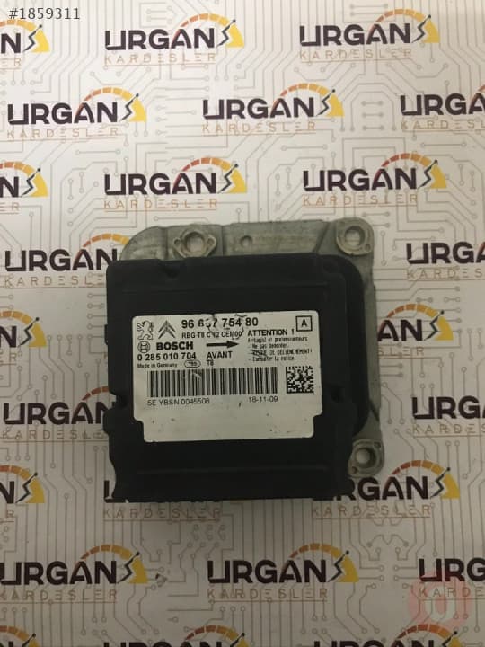 0285010704 9666775480 PEUGEOT 3008 AİRBAG BEYNİ BOSCH