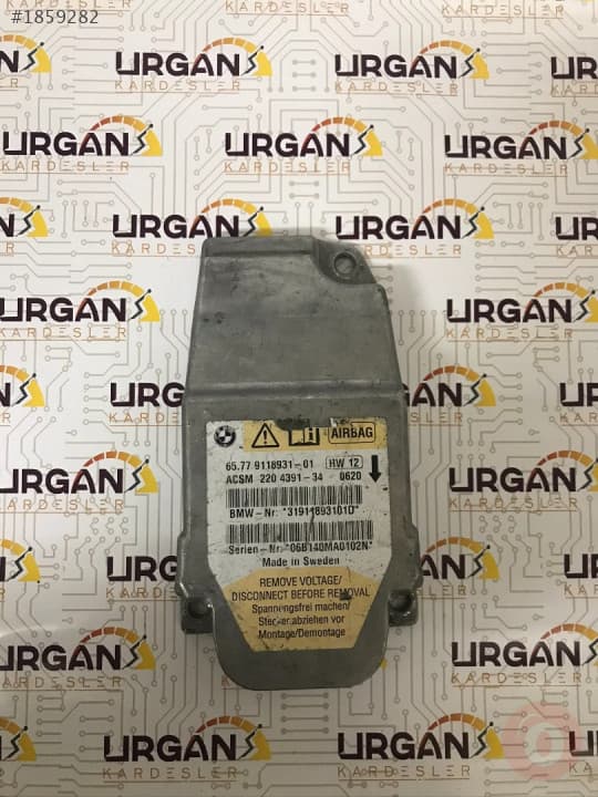 65.77 9118931-01  BMW E60 AIRBAG BEYNI TEMIC