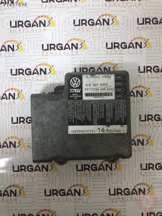 3C0909605 Volkswagen Passat  TRW AİRBAG BEYNİ