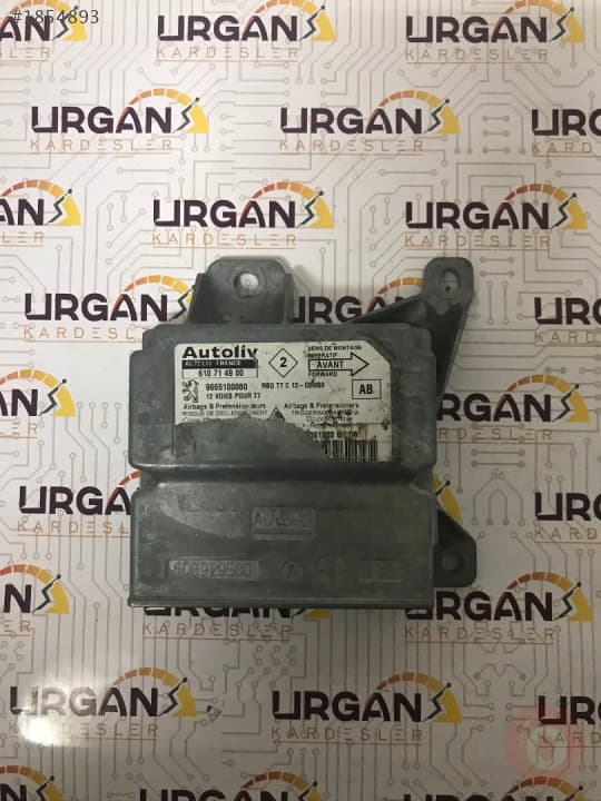 9665100080 610714900 PEUGEOT 308 AİRBAG BEYNİ AUTOLIV