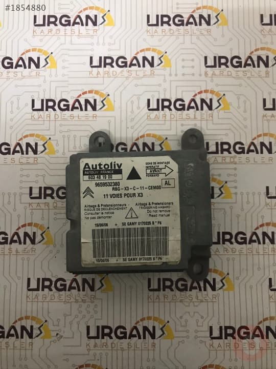 9659532380 603481900 CİTROEN C5 AİRBAG BEYNİ AUTOLIV