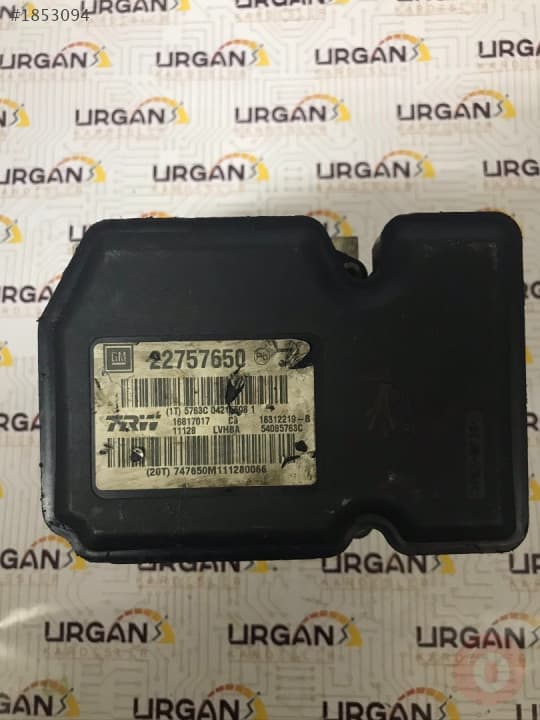 22757650 16817017 16312219-B OPEL İNSİGNİA ABS BEYNİ TRW