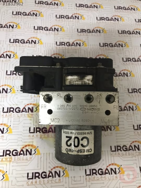 0265235070 58910-2B850  HYUNDAİ SANTA FE BOSCH  ABS BEYNİ