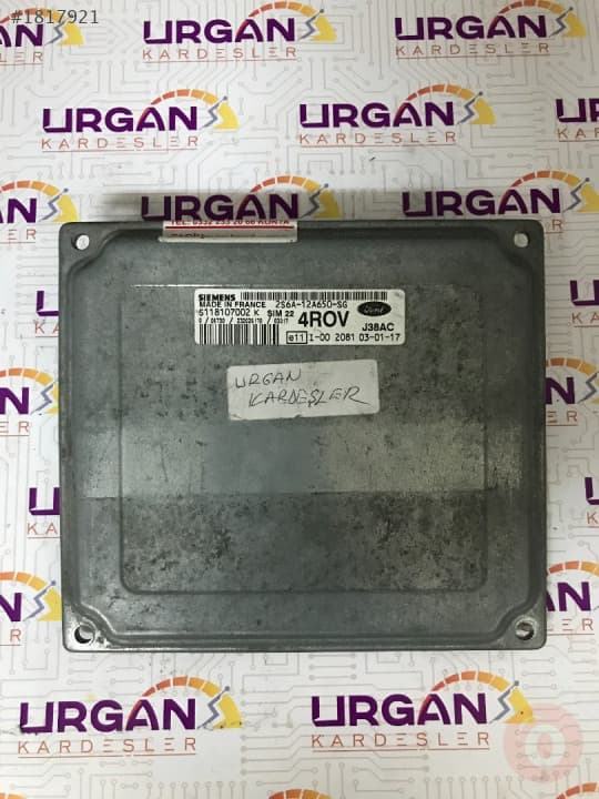 S118107002K 2S6A-12A650-SG SIM22 FORD FİESTA MOTOR BEYNİ