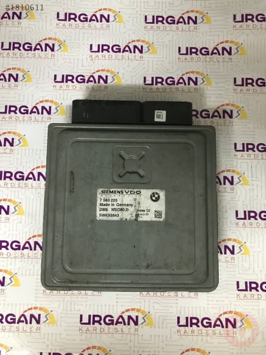 5WK93643 7583225 BMW 3 SERİSİ MOTOR BEYNİ SIEMENS ECU