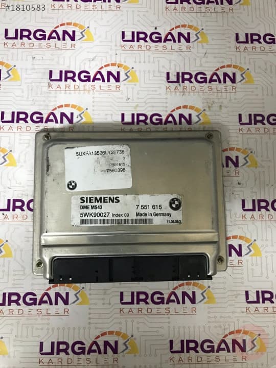 5WK90027 7551615 DME MS43 BMW X5 MOTOR BEYNİ SIEMENS ECU