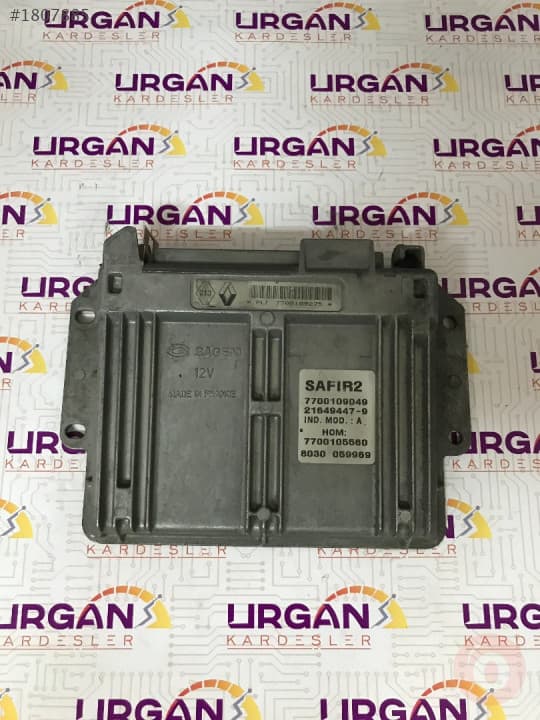 7700109049 21649447-9 RENAULT TWİNGO MOTOR BEYNİ SAGEM ECU