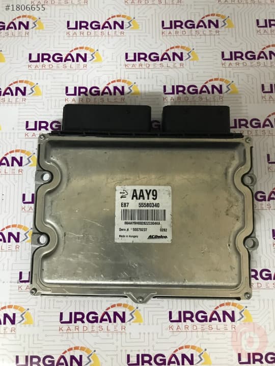 AAY9 55580340 55579237 OPEL MERİVA MOTOR BEYNİ DELPHI ECU