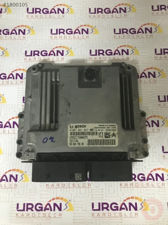 0281031043 96094785043 PEUGEOT 308 MOTOR BEYNİ  EDC17C60 BOS