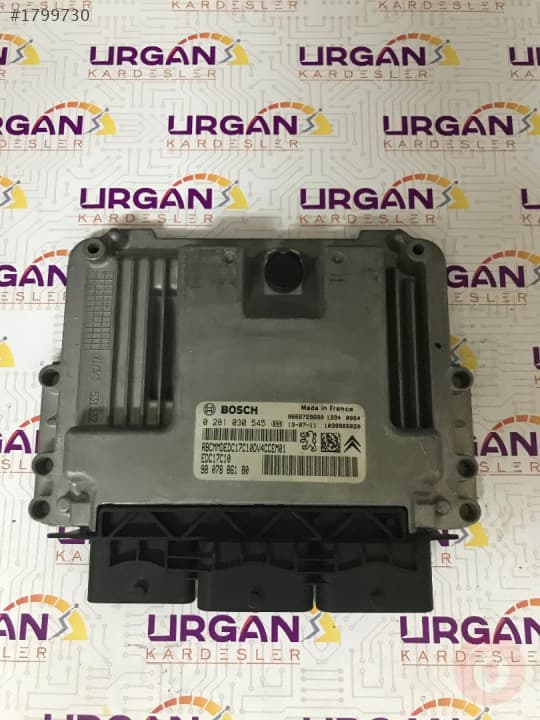 0281030545 9607886180 PEUGEOT 208 MOTOR BEYNİ  EDC17C10 BOSC
