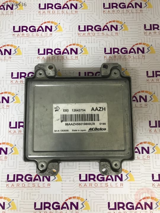 12643754 OPEL MERİVA MOTOR BEYNİ DELPHI ECU