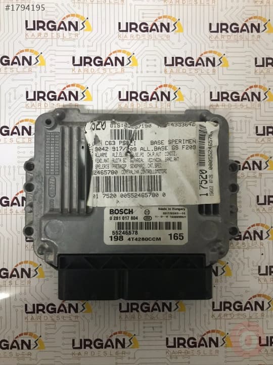 0281017804 55246578 FIAT BRAVO MOTOR BEYNİ  BOSCH ECU
