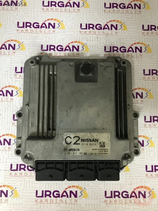 0281017185 23710BB47A  NİSSAN QASHQAİ MOTOR BEYNİ BOSCH ECU